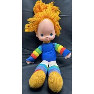 Vintage Rainbow Brite Doll Plush 1983 Hallmark 18" Orange Hair
